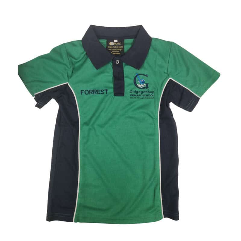 Gidgegannup Primary School Green Faction Polo