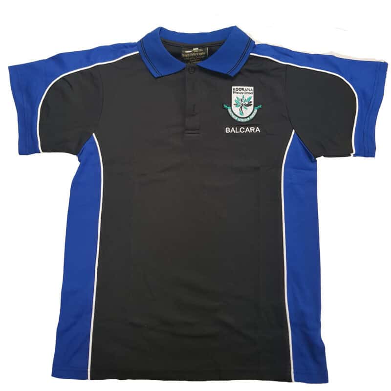 Koorana Primary School Blue Faction Polo Shirt (Large Sizes)